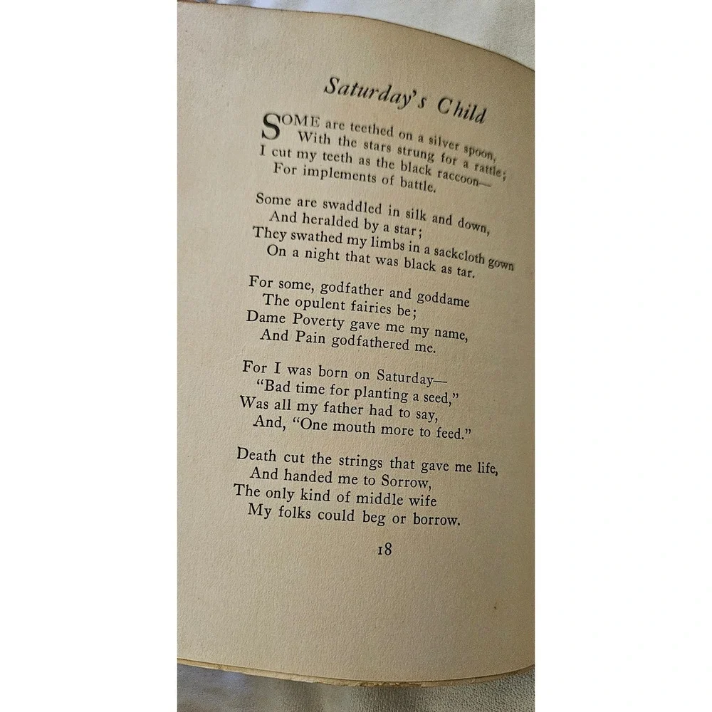 Color by Countee Cullen 1925 First Edition Harper Brothers Poetry Vintage Book